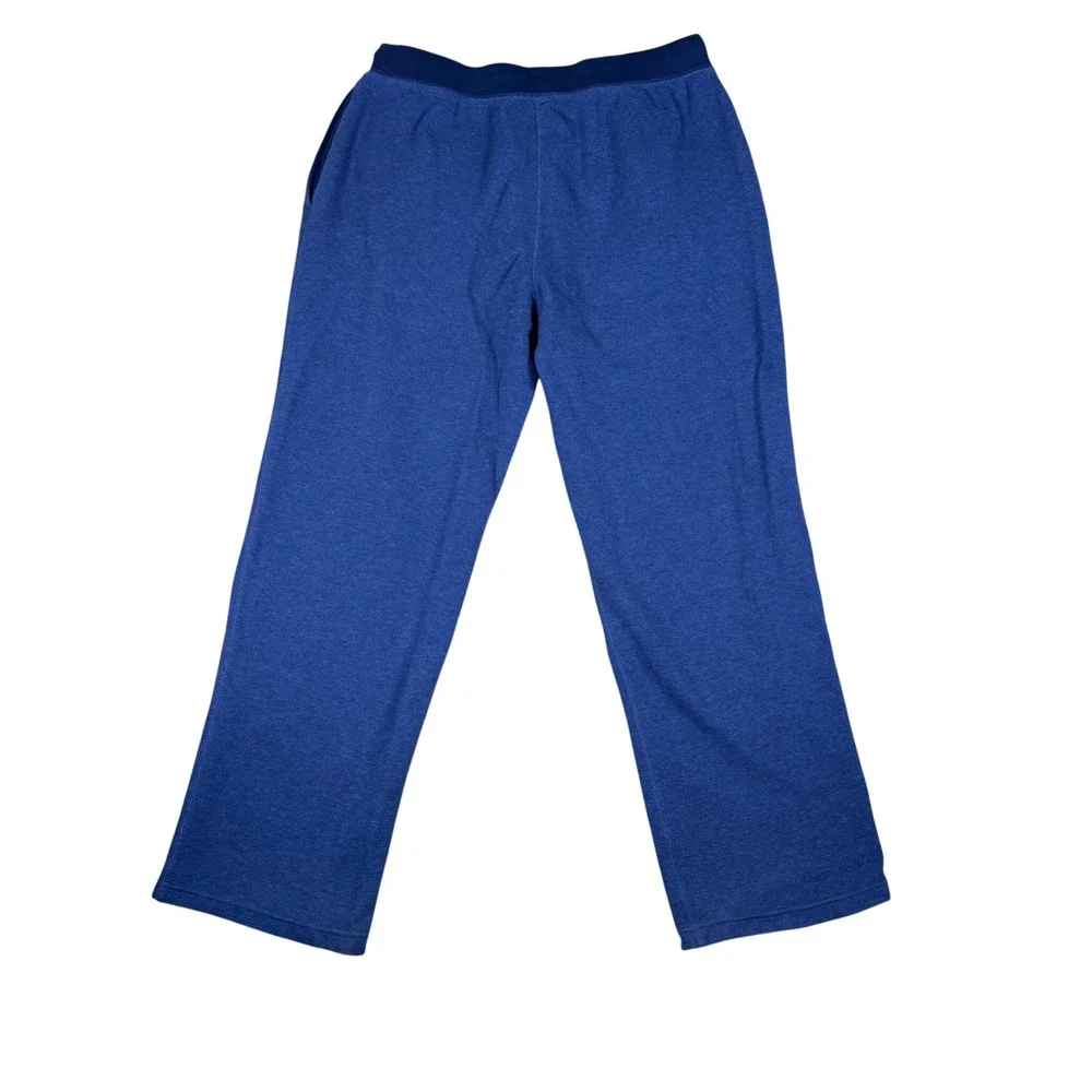 Polo Ralph Lauren Mens XL Blue Waffle Knit Cotton Lounge Pajama Pants